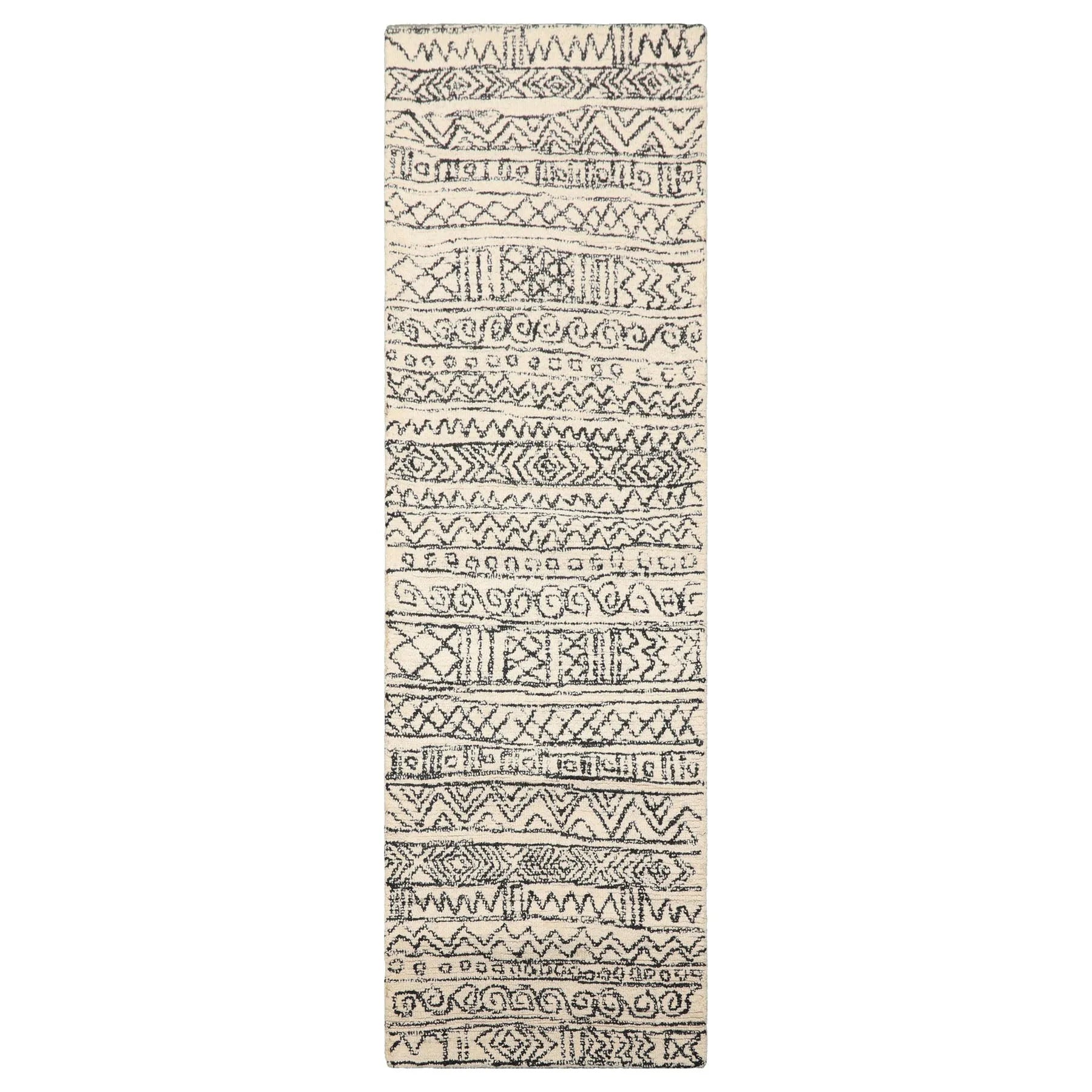 LoomBloom Multi Size Hand Tufted Tribal MorocconMoroccan Wool Oriental Area Rug
