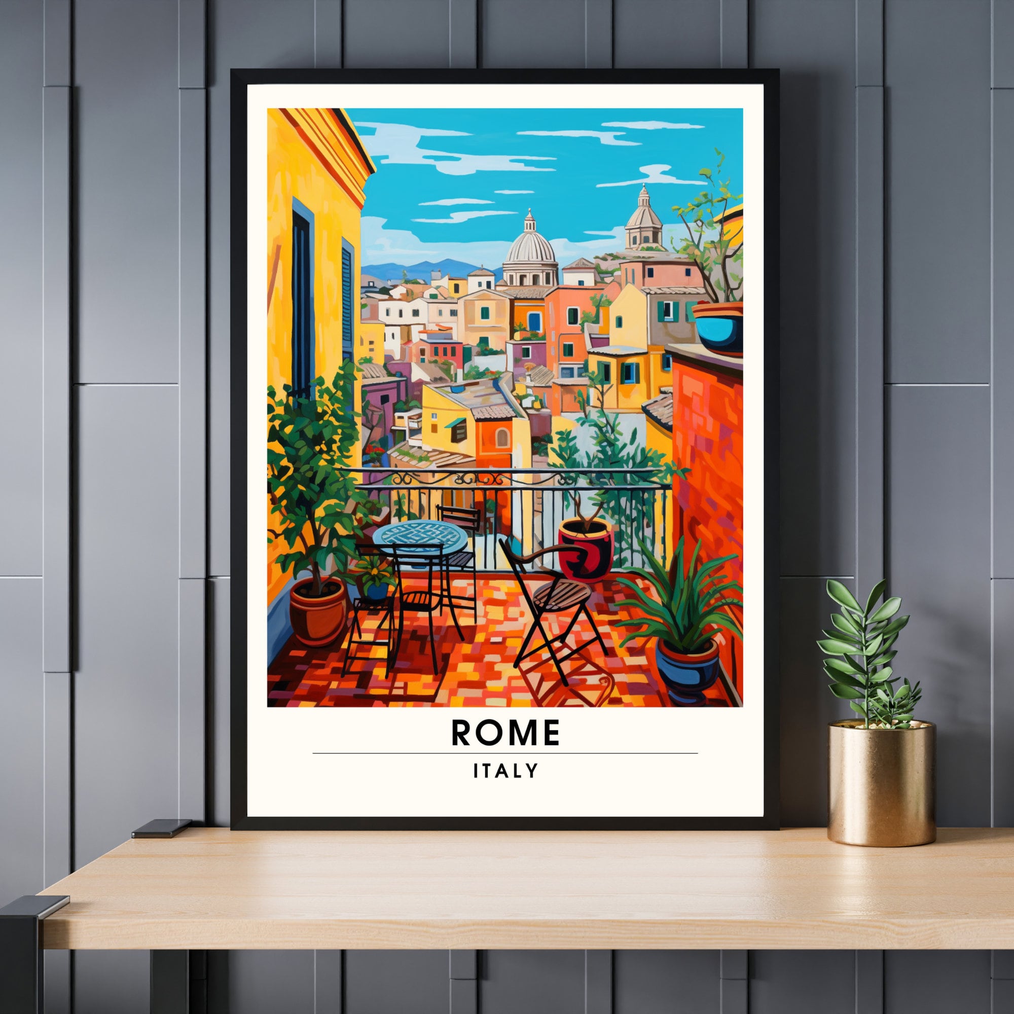 Affiche Rome | impression de voyage Rome  | Impression Rome  | Affiche Italie