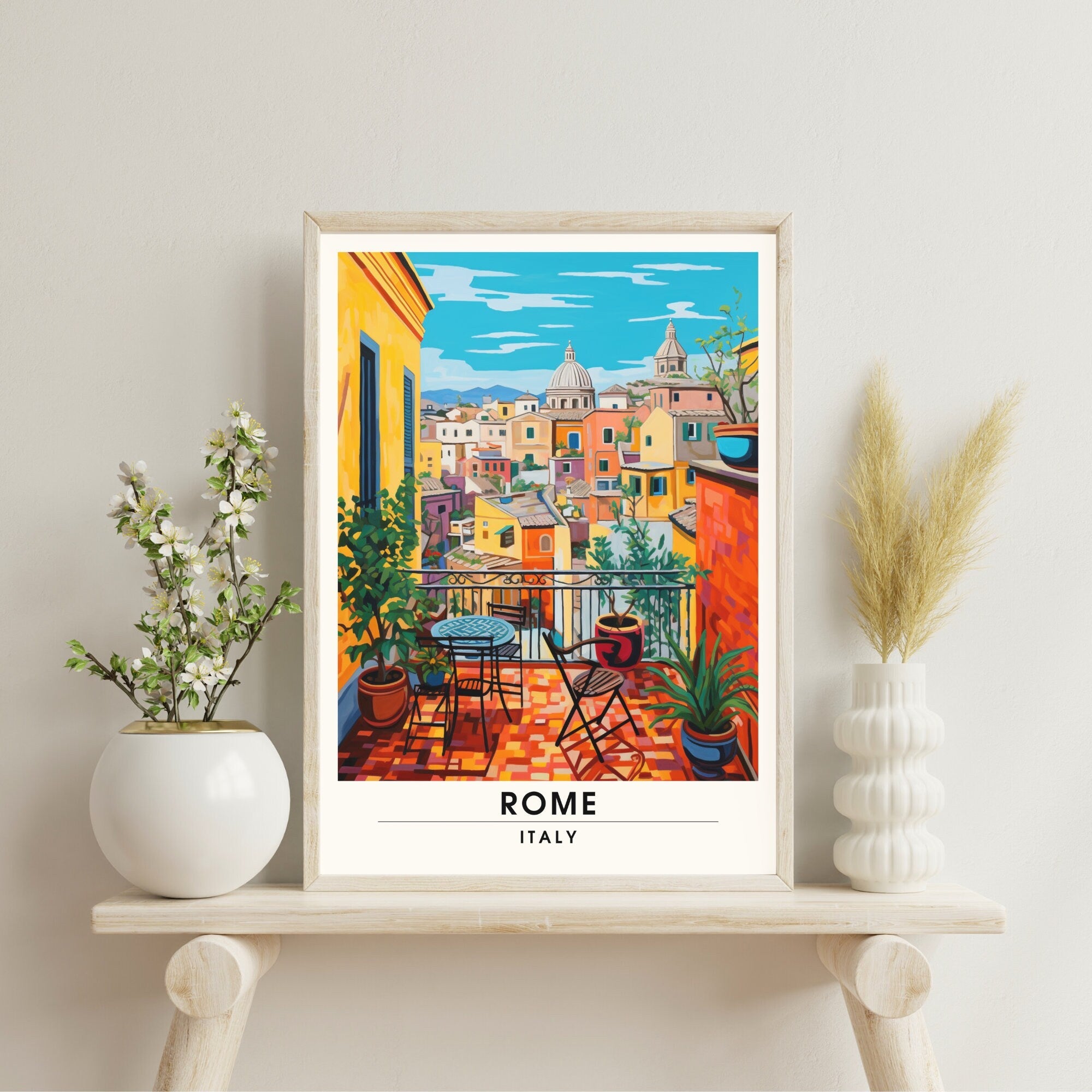 Affiche Rome | impression de voyage Rome  | Impression Rome  | Affiche Italie