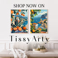 Poster Kitchen | Orange Poster | Valencia Poster | Travel Souvenir | Gift Idea |Spain Travel Print